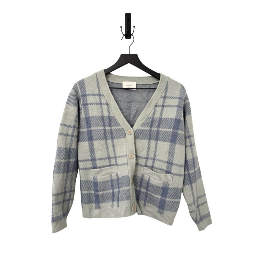 ARITZIA WILFRED Bethany Cardigan in Plaid - Picture 2 of 2